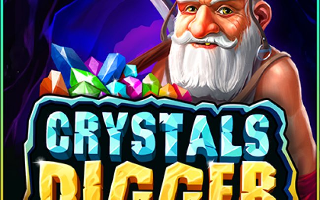 Crystals Digger - new cascade online slot from Belatra Games