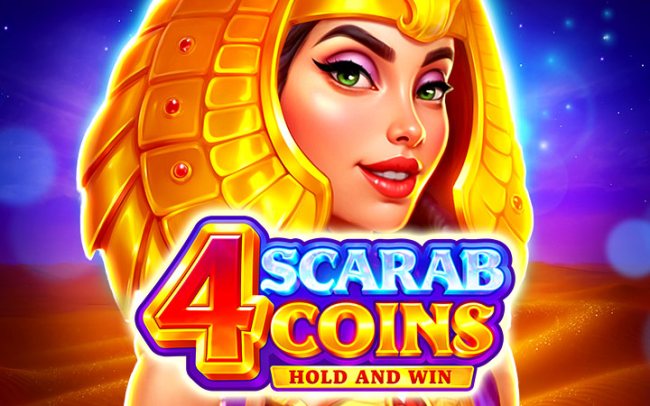 4 Scarab Coins: Hold and Win