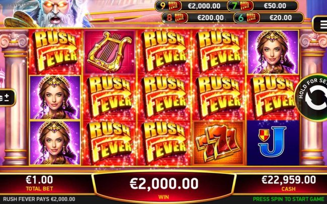 Zeus Rush Fever Deluxe 